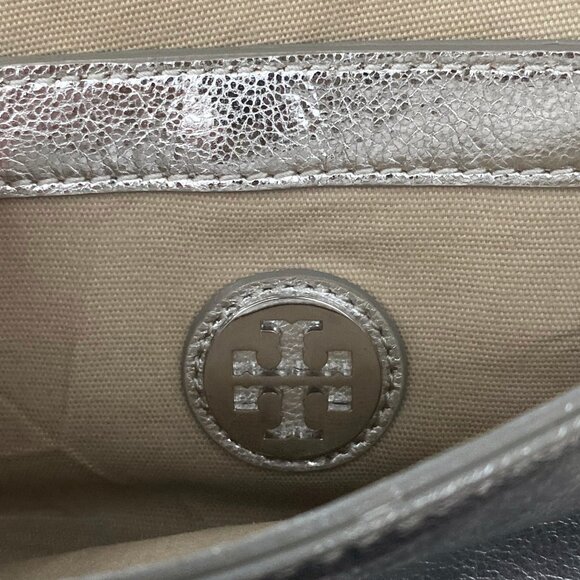 Tory Burch Silver Classic Mini Bag - Picture 3 of 9